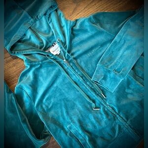 ⚡️JUICY COUTURE⚡️ velour jacket XL Green